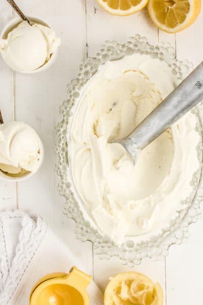 lemon ginger gelato
