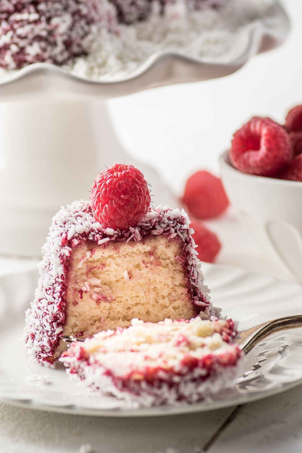 Strawberry Jam Cake - It's All Good Vegan