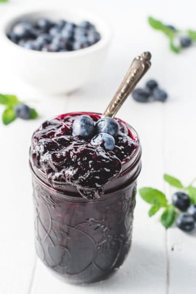 How to Make a Shelf Stable No Sugar Added Blueberry Jam ( Plus It's Low ...