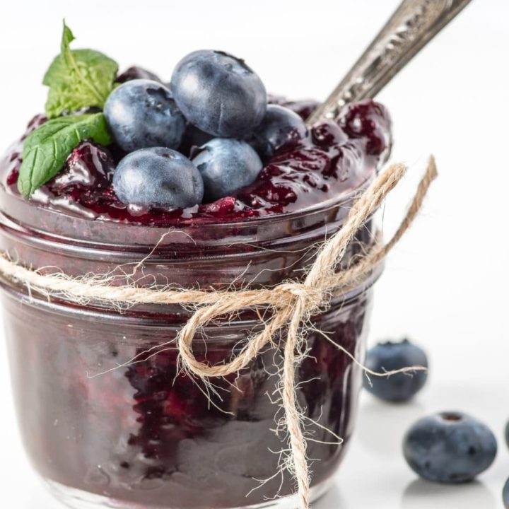 How to Make a Shelf Stable Sugar Free Blue Berry Jam  ( plus it's low carb!)