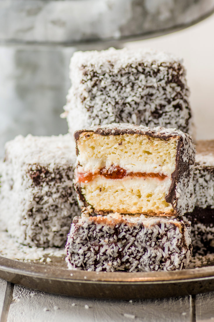 Glutenfree Lamington Recipe with Jam Filling (Low Carb Too!)