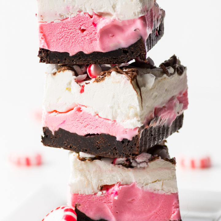Peppermint Low Carb Ice Cream Bars 