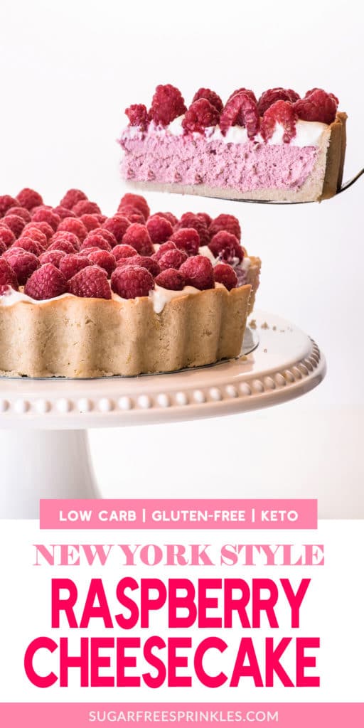 Epic Low Carb Raspberry Cheesecake ( Keto & Gluten Free)