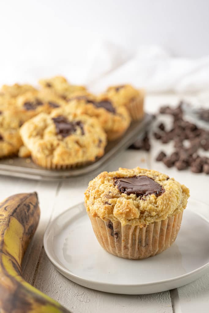 Low Carb Banana Muffins--No Sugar No Gluten