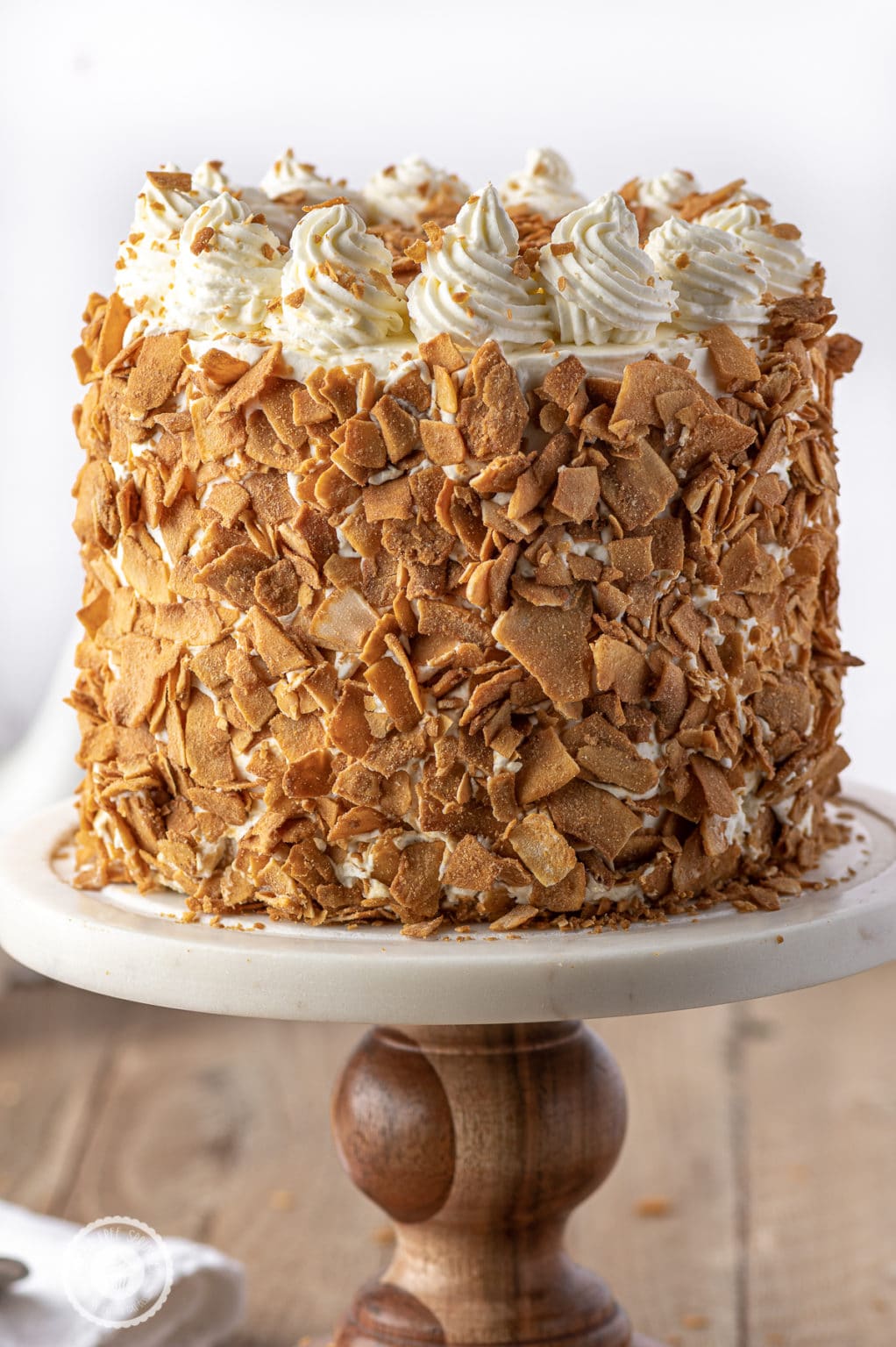 Beautiful Keto Coconut Cake With Sweet Creamy Frosting