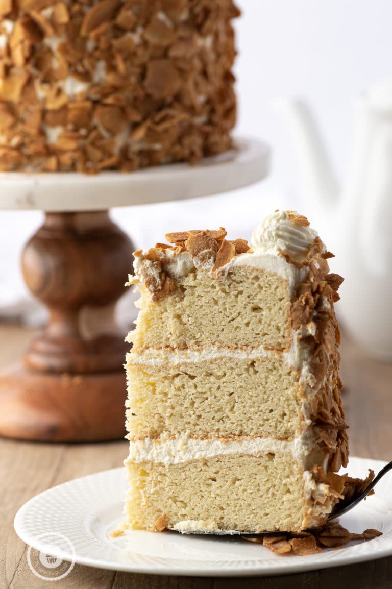 Beautiful Keto Coconut Cake With Sweet Creamy Frosting 