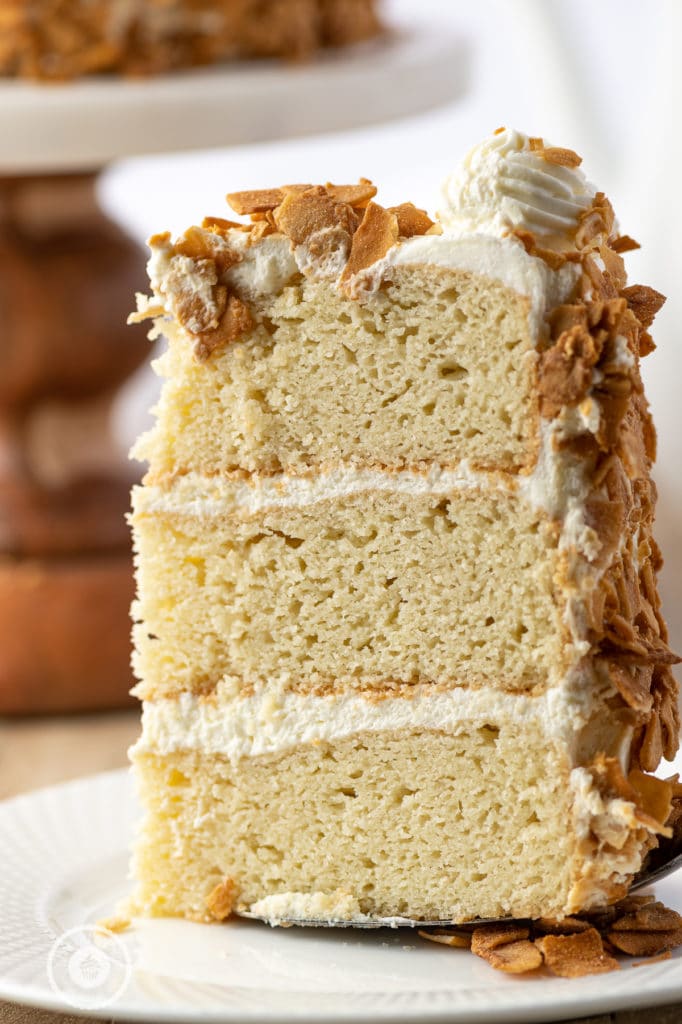 Beautiful Keto Coconut Cake With Sweet Creamy Frosting