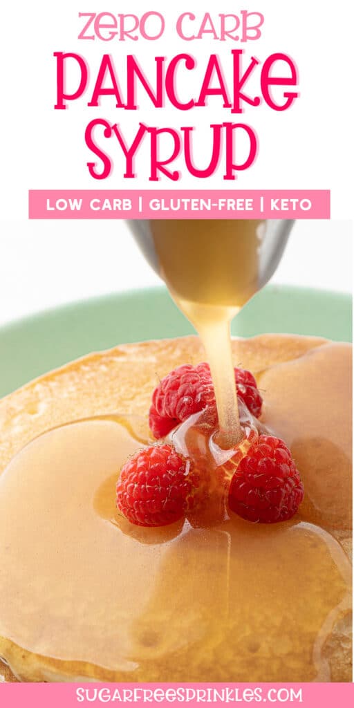 Low Carb Keto Pancake Syrup That Will Not Crystalize!