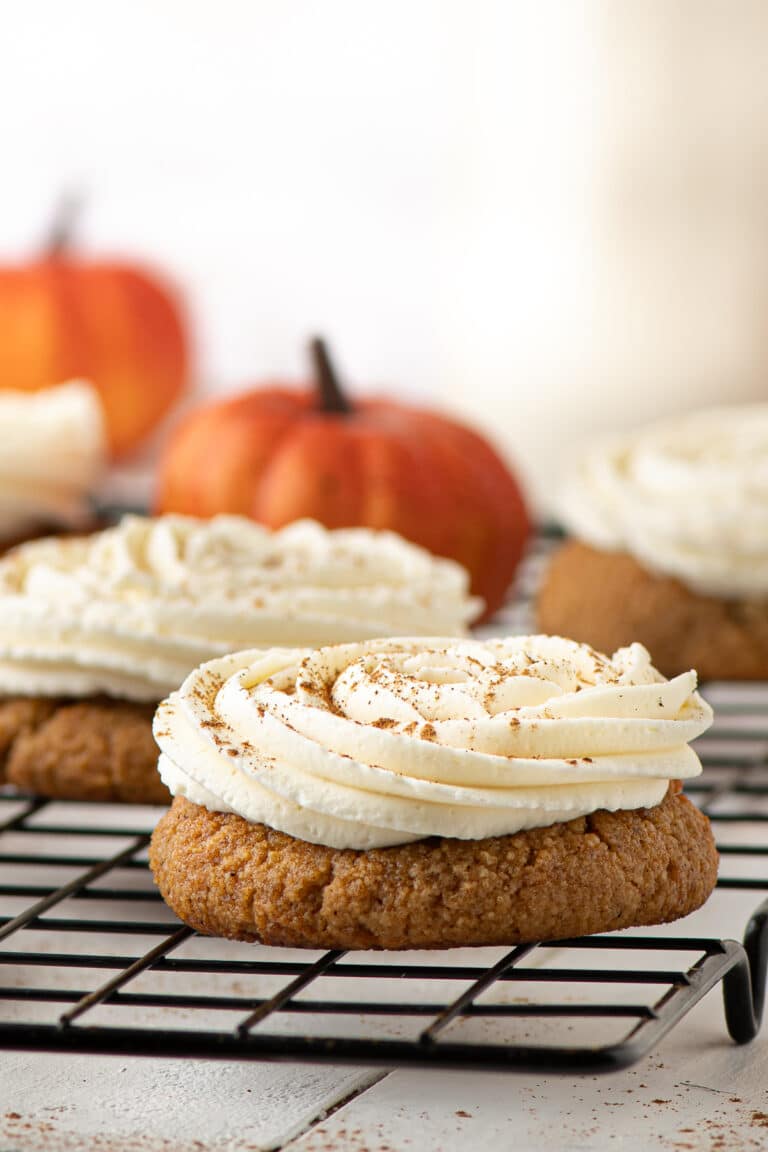 Low Carb Keto Pumpkin Cookies Soft & Chewy!