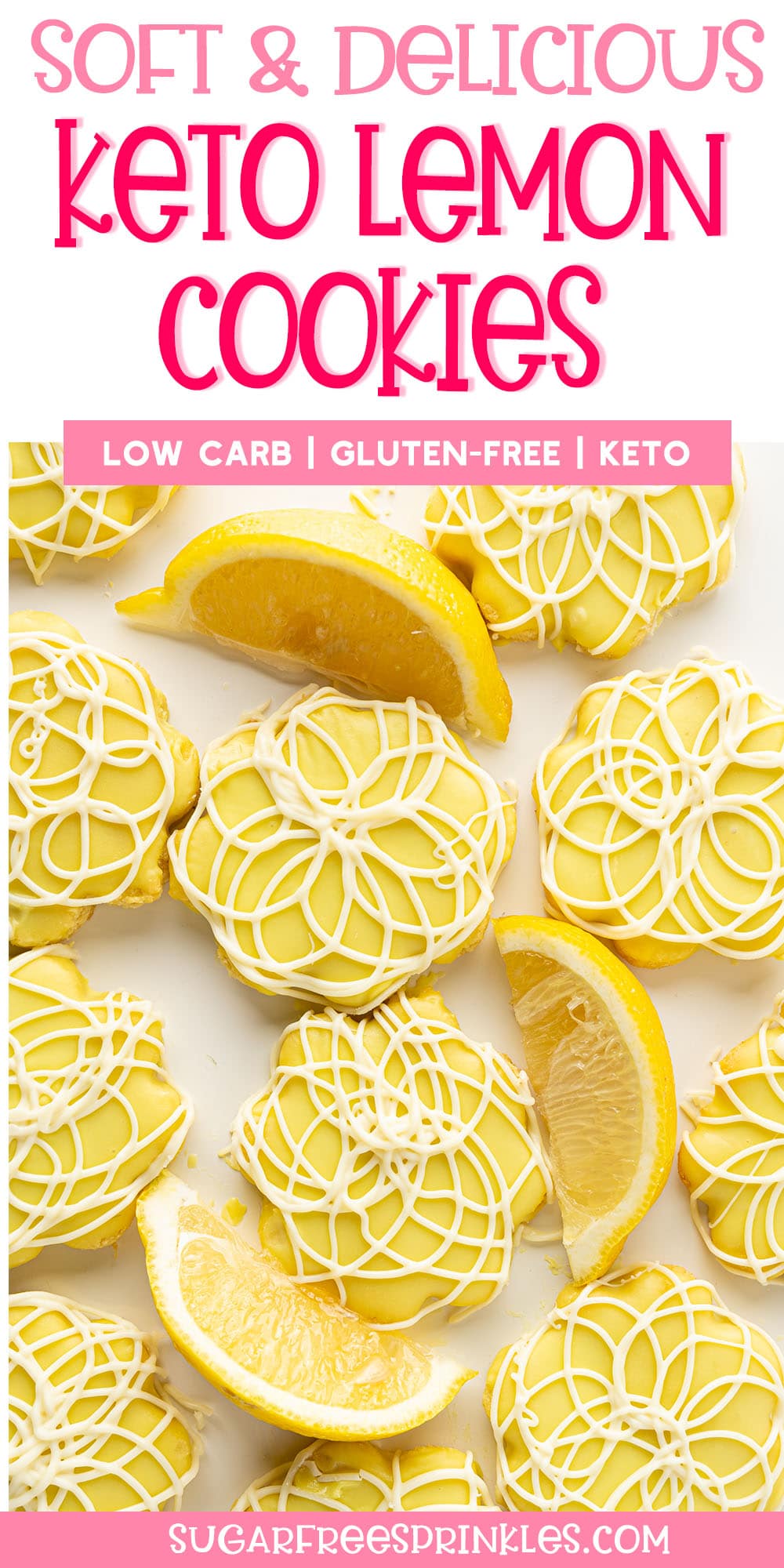 Keto Lemon Cookie Recipe With Lemon Chocolate Glaze