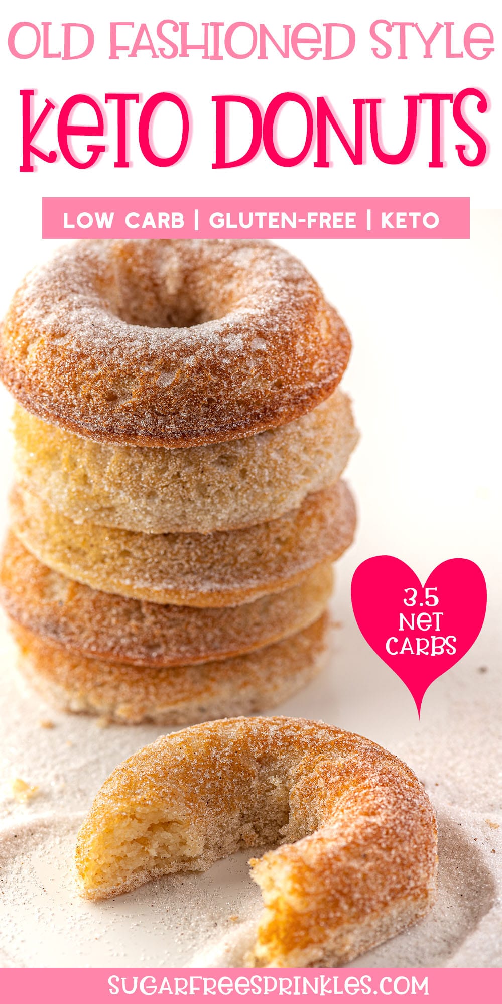 Delicious Baked Gluten Free Donut Recipe - Low Carb and Sugar Free!