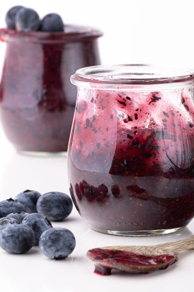 Keto Blueberry Freezer Jam With The Perfect Texture